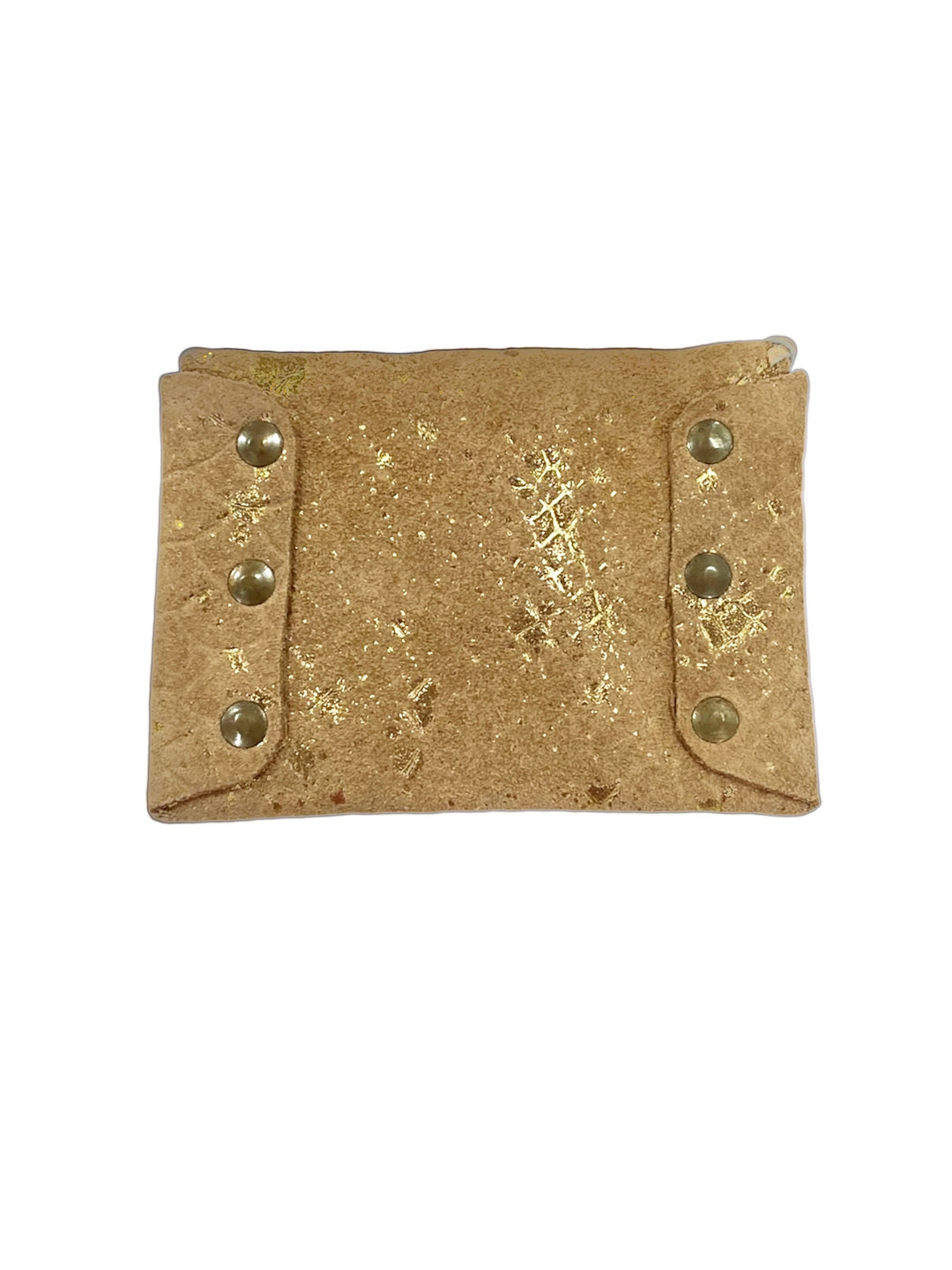 JOISE CARD/COIN POUCH-GOLD FOIL