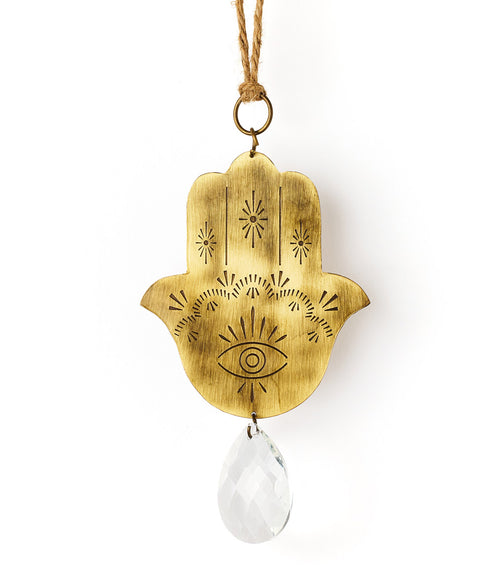 HAMSA BRASS SUNCATCHER