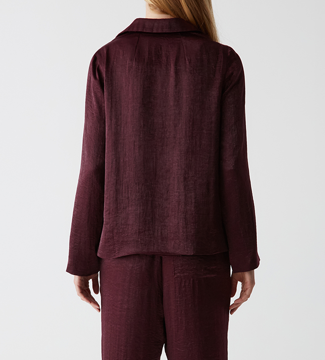 PAULA PATCH POCKET BLAZER-BEETROOT