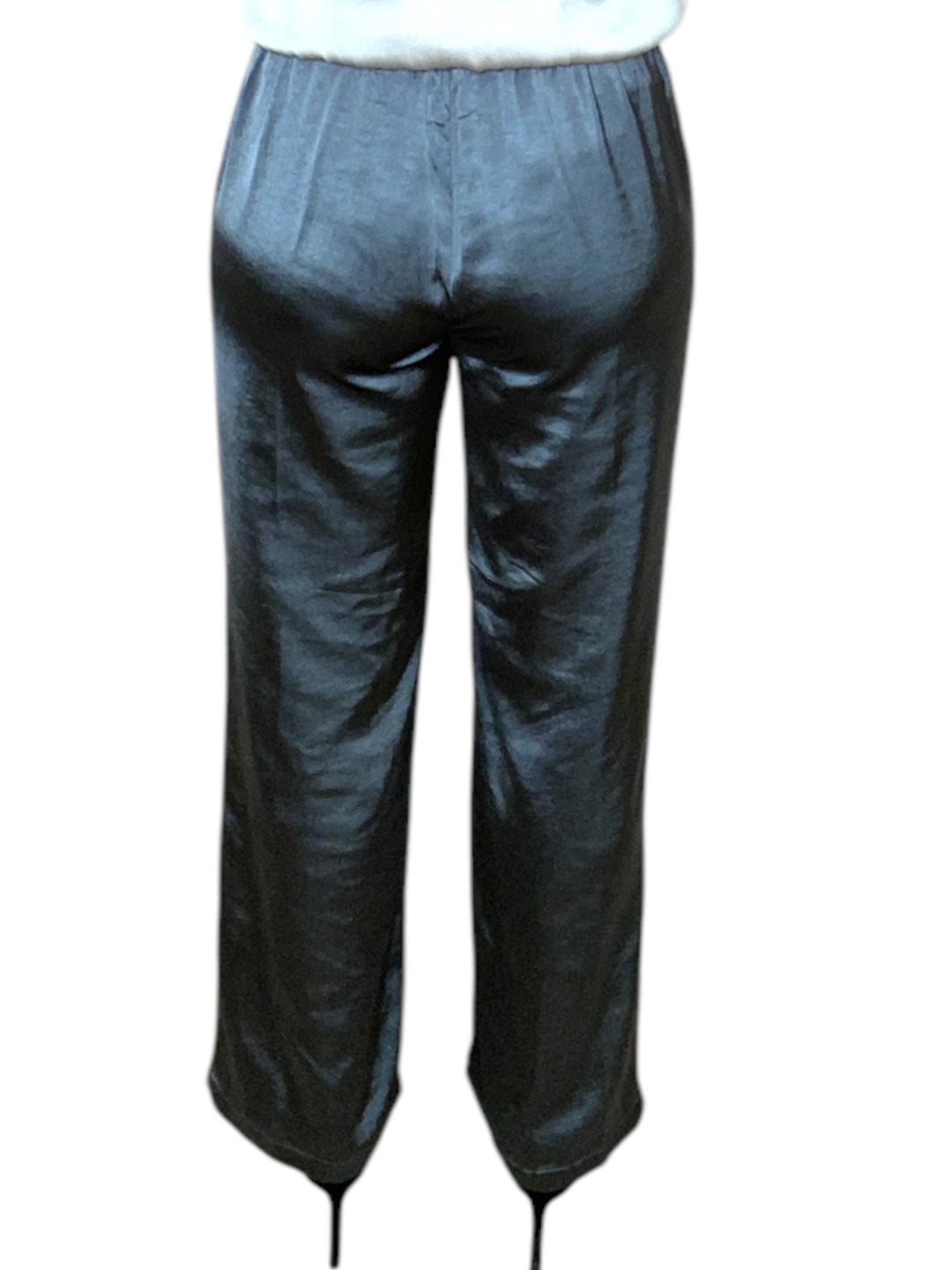 WIDE LEG PANT-GUNMETAL