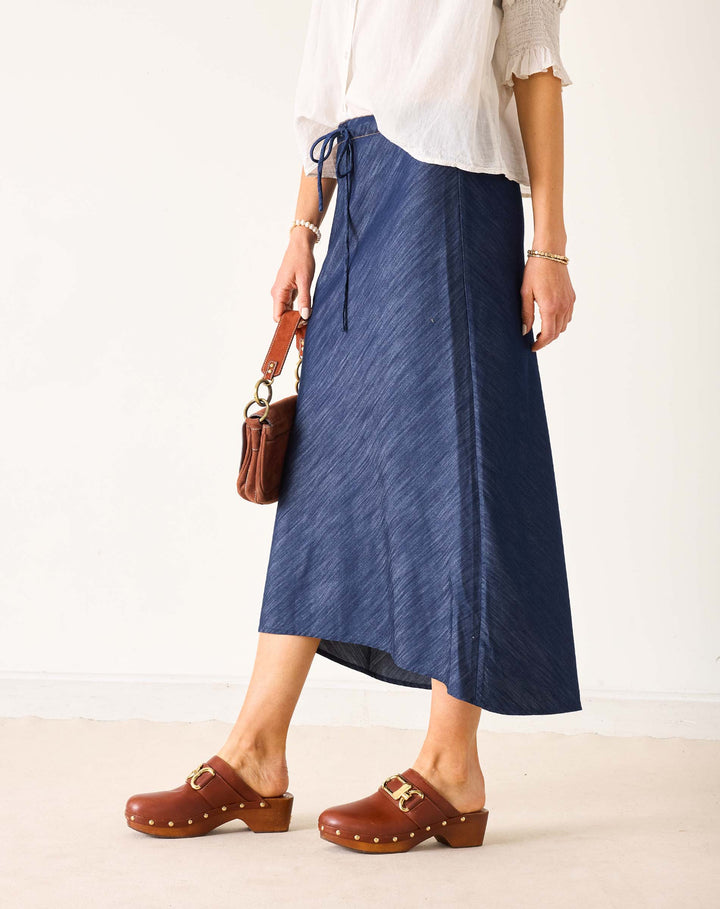 AIX MAXI SKIRT-NIGHT RAIN - Kingfisher Road - Online Boutique
