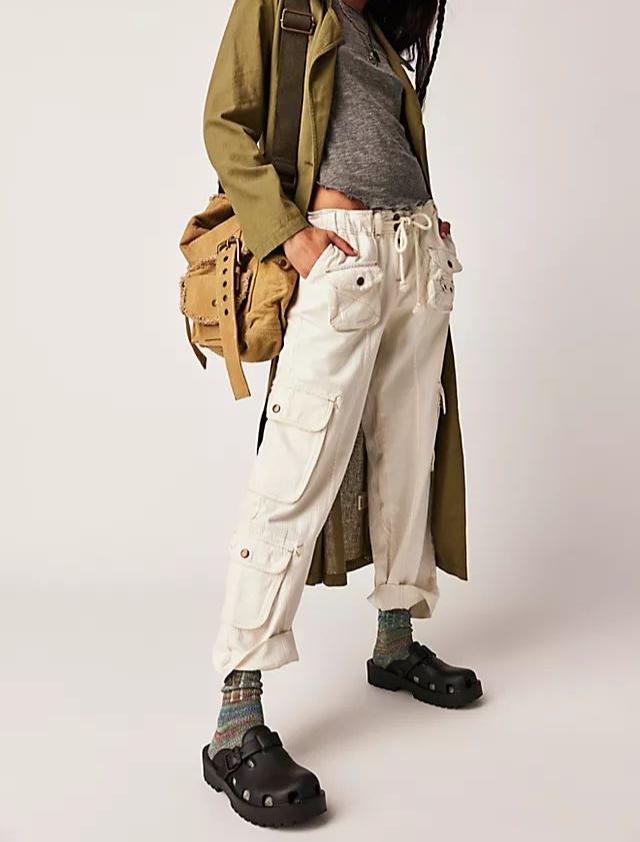 TAHITI CARGO PANT-TOFU - Kingfisher Road - Online Boutique