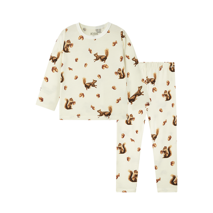 CHIPMUNK LUXE STRETCH L/S TWO PIECE PAJAMA SET