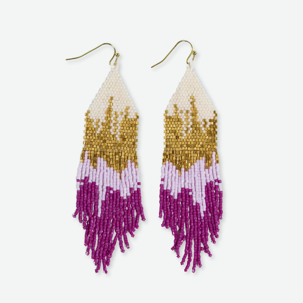 CLAIRE OMBRE BEADED EARRINGS