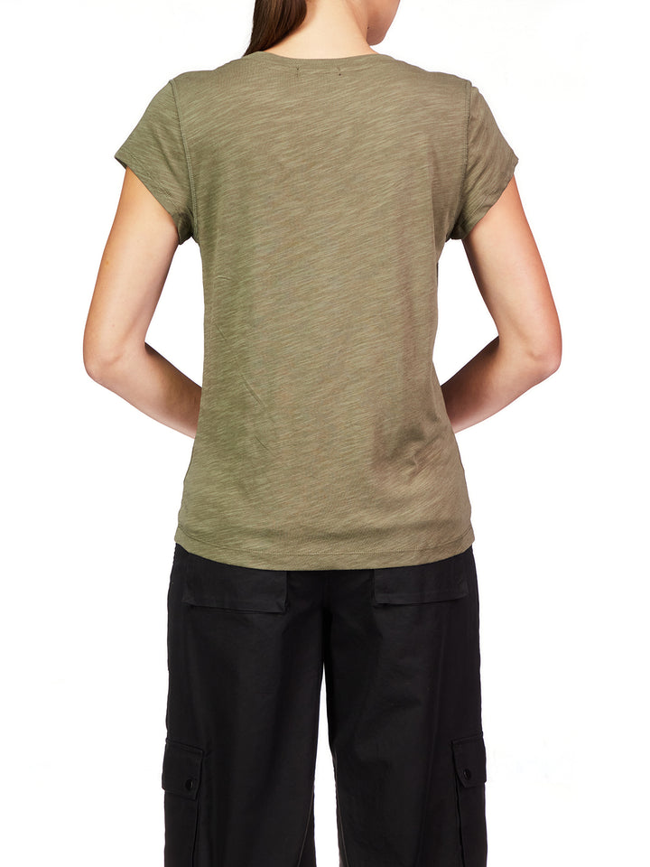 THE NEW GIRL TEE-BURNT OLIVE - Kingfisher Road - Online Boutique