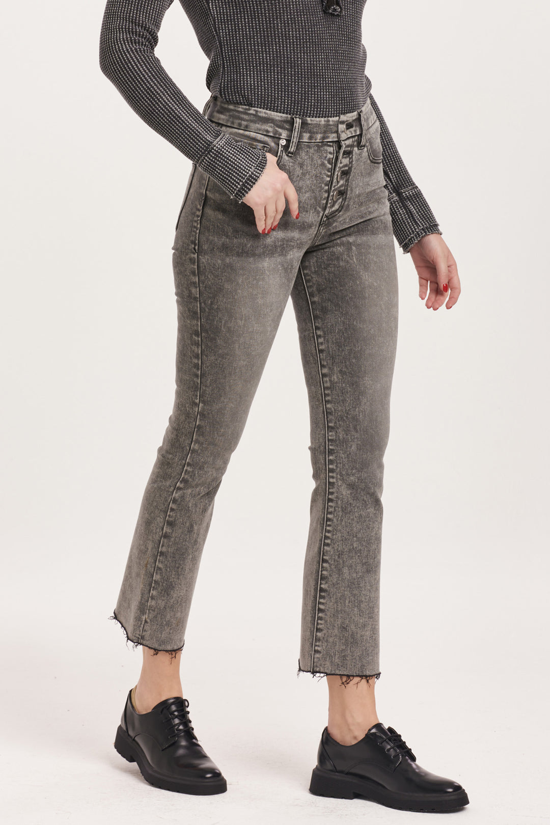 JEANNE CROPPED HI-RISE JEAN-SHADE