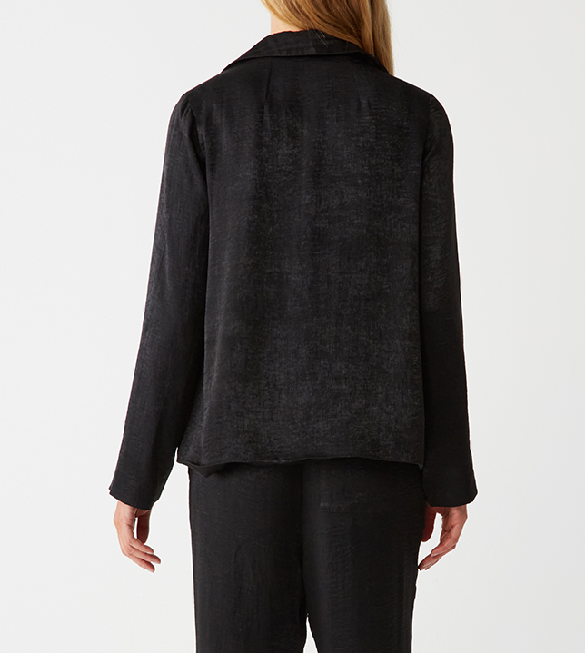 PAULA PATCH POCKET BLAZER-BLACK