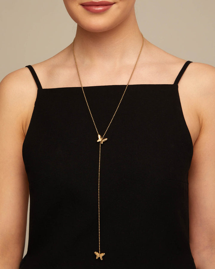 VOLARE NECKLACE-GOLD - Kingfisher Road - Online Boutique