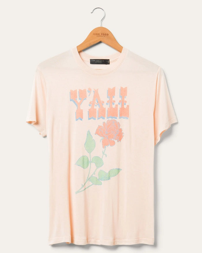 Y'ALL VINTAGE TISSUE TEE-BARE - Kingfisher Road - Online Boutique
