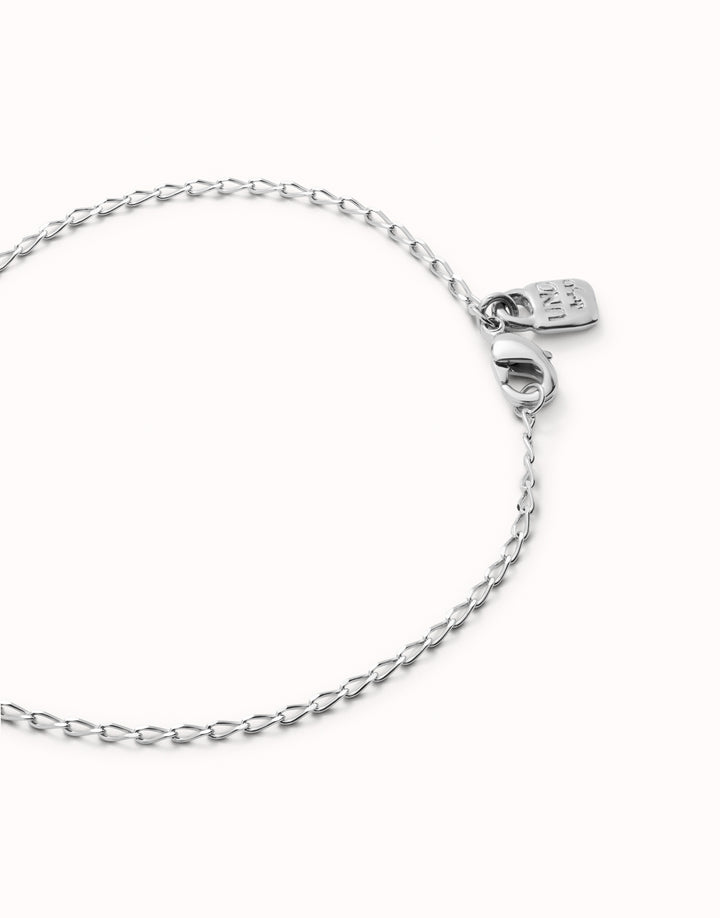 OVAL THIN CABLE CHAIN BRACELET-SILVER - Kingfisher Road - Online Boutique