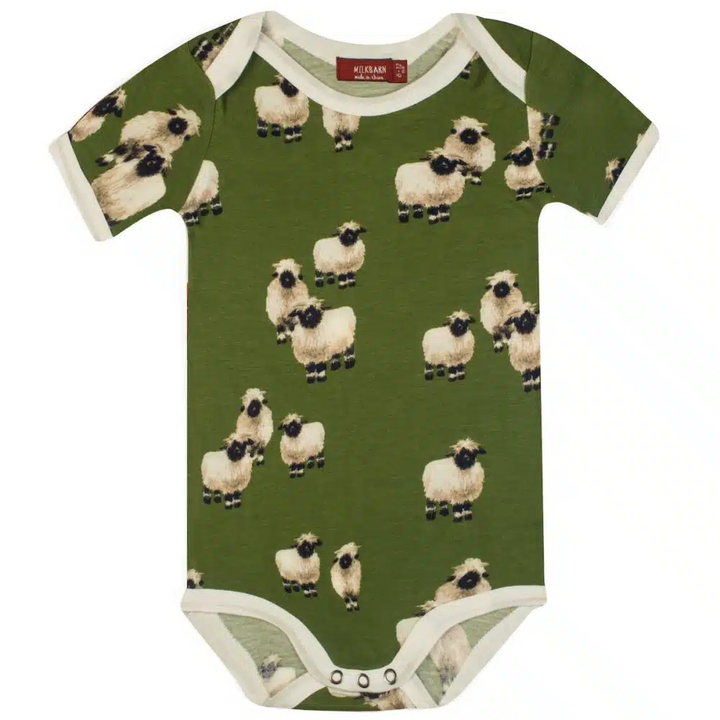 VALAIS SHEEP BAMBOO ONESIE - Kingfisher Road - Online Boutique