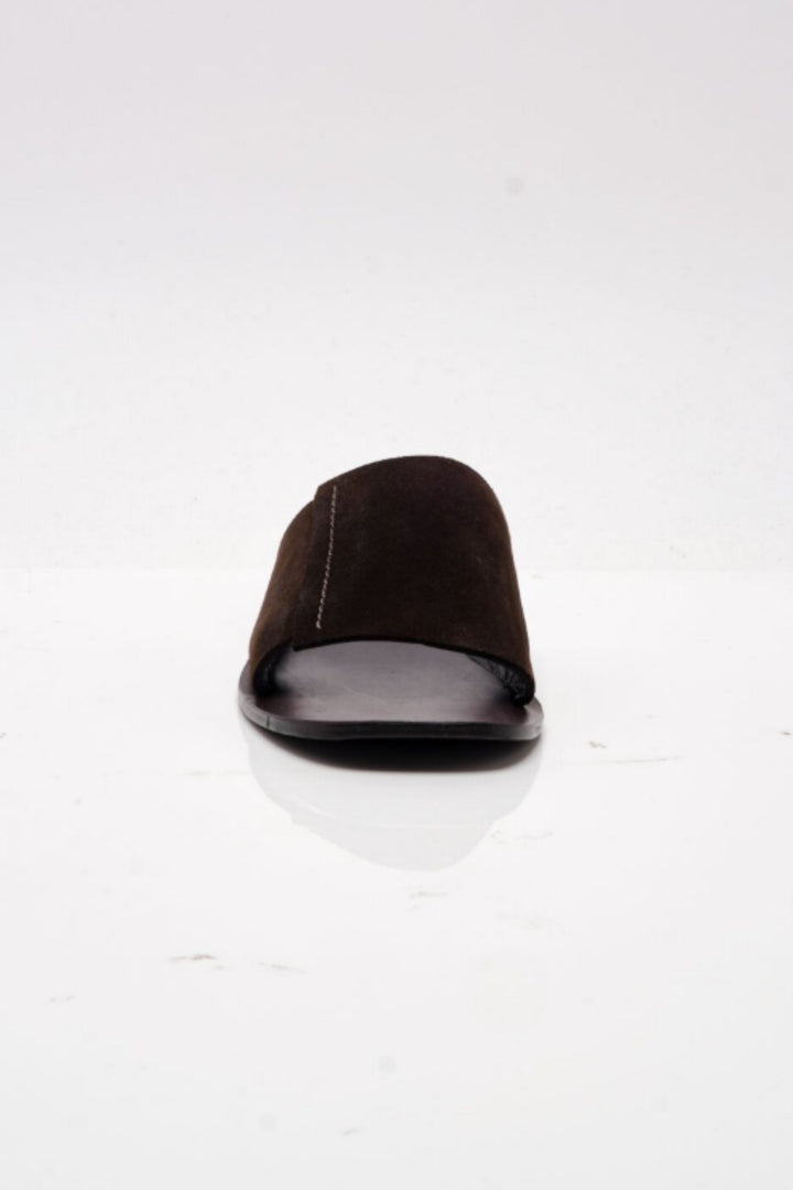 VERONA SLIDE SANDAL-ESPRESSO SUEDE - Kingfisher Road - Online Boutique