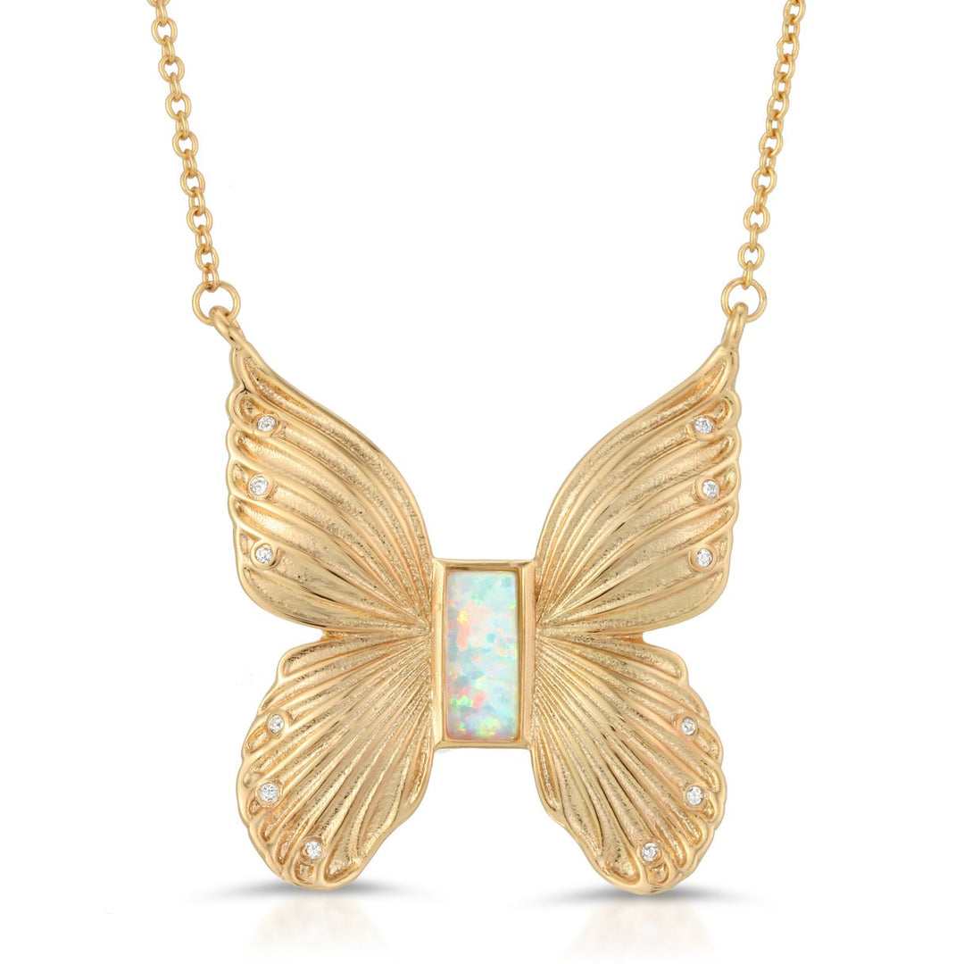 BUTTERFLY NECKLACE - Kingfisher Road - Online Boutique