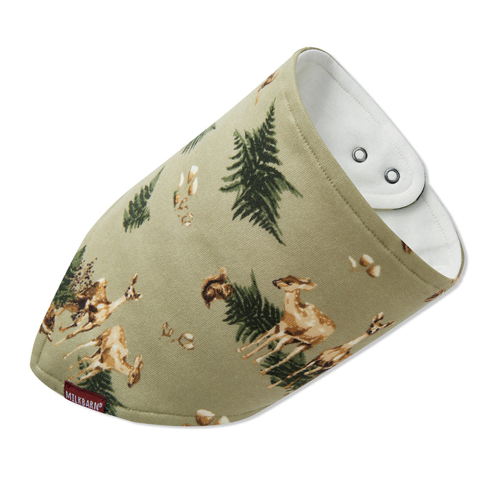 FOREST PARTY BAMBOO KERCHIEF BIB