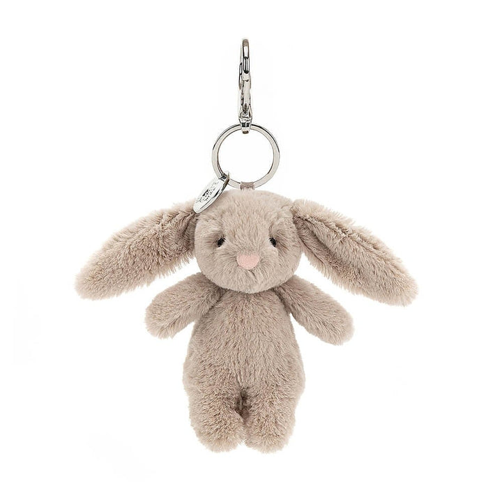 BASHFUL BUNNY BEIGE BAG CHARM - Kingfisher Road - Online Boutique