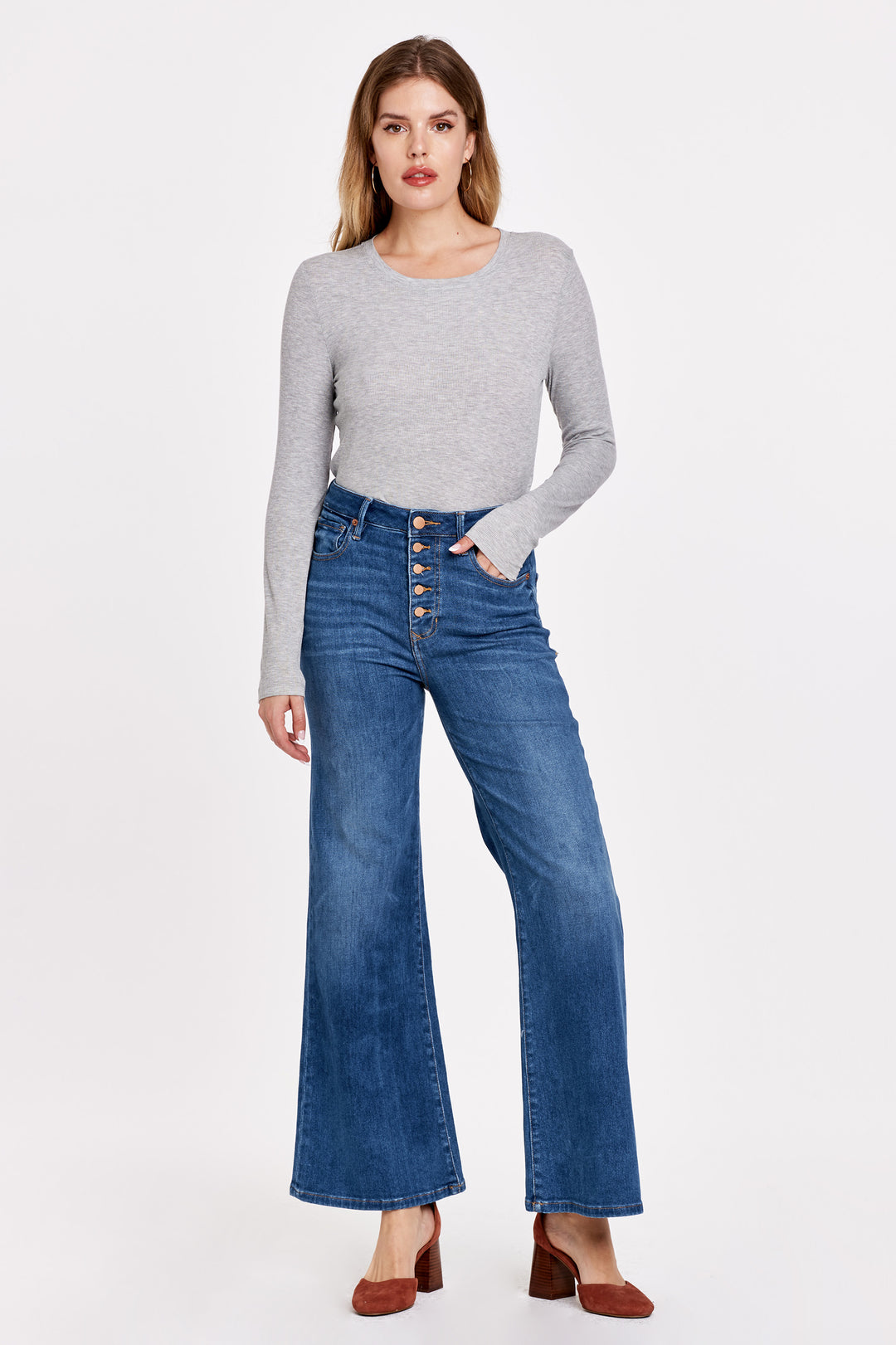 FIONA WIDE LEG PANTS HI-RISE-DORSET