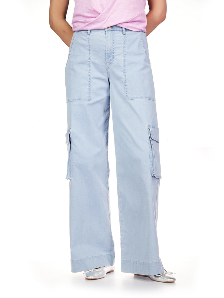 SUNSET DENIM PANT-PALE BLUE - Kingfisher Road - Online Boutique