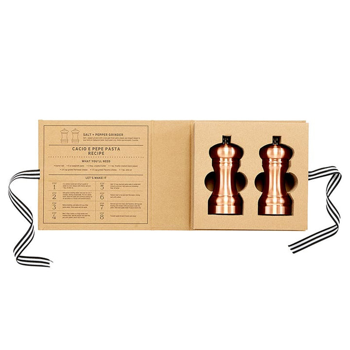 SALT + PEPPER MILL BOOK SET