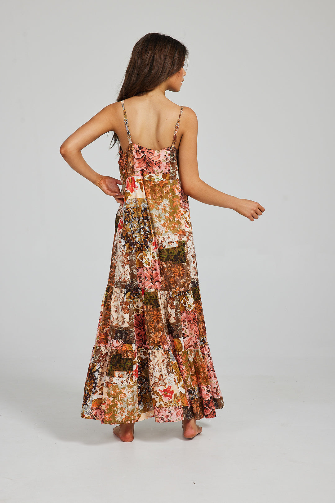 DAHNA DRESS-ENCHANTED PATCHWORK - Kingfisher Road - Online Boutique