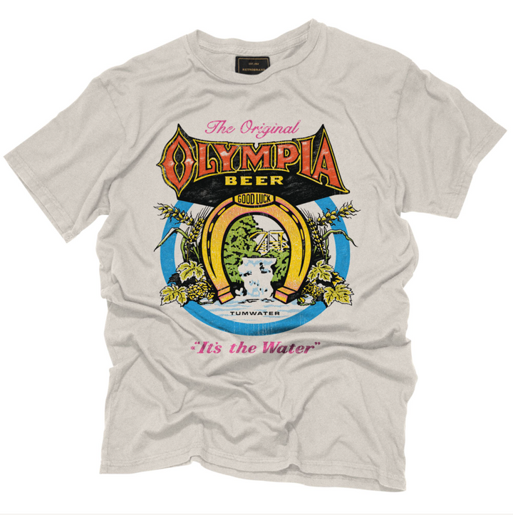 OLYMPIA BEER VINTAGE TEE - Kingfisher Road - Online Boutique