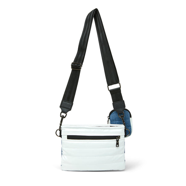 DOWNTOWN CROSSBODY-TRADITIONAL STONE WASHED DENIM - Kingfisher Road - Online Boutique