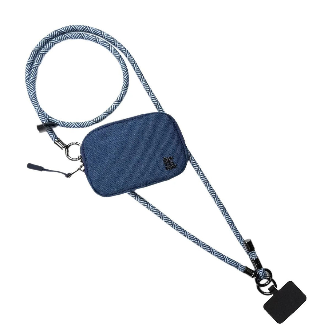 ACTIVE CROSSBODY W/ POUCH SINGLE ROPE-NAVY - Kingfisher Road - Online Boutique