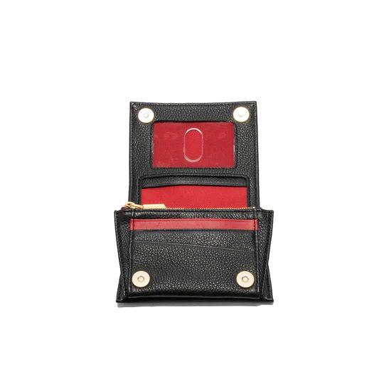 ALLEN WALLET-BLACK/BRUSHED GOLD RED - Kingfisher Road - Online Boutique