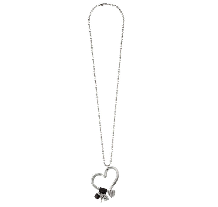 FLECHAZO NECKLACE-SILVER - Kingfisher Road - Online Boutique