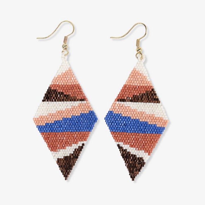 FRIDA ANGLES BEADED EARRING-SEDONA