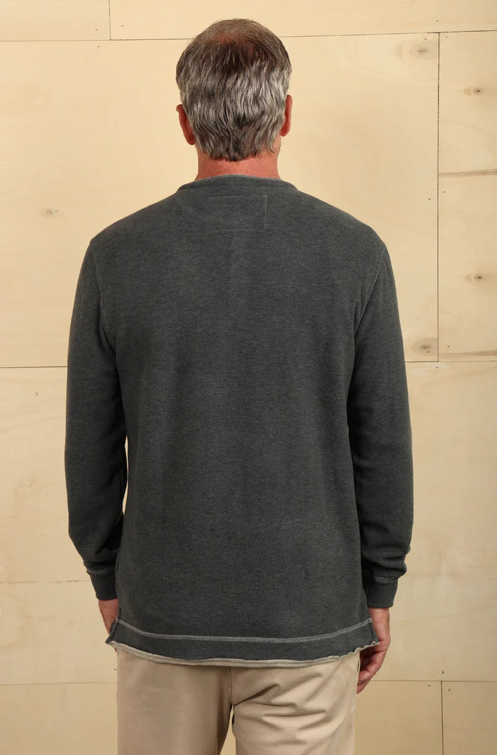 LUX CLOUD LS HENLEY-NAVY