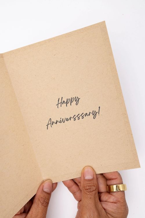 HAPPY ANNIVERSSSARY-BOUQUET GREETING CARD - Kingfisher Road - Online Boutique