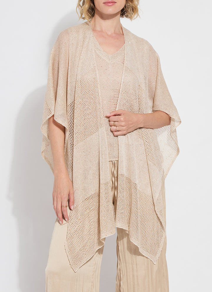 RIVA MESH SEQUIN SHRUG-CHABLIS SEQUINS - Kingfisher Road - Online Boutique