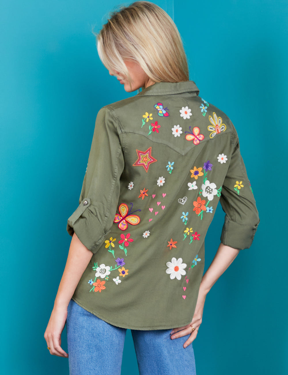 SKETCHBOOK SHIRT-OLIVE - Kingfisher Road - Online Boutique