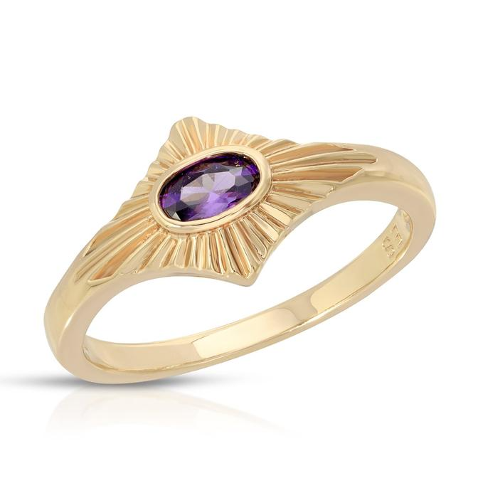 ASTRA BIRTHSTONE SIGNET RING - Kingfisher Road - Online Boutique