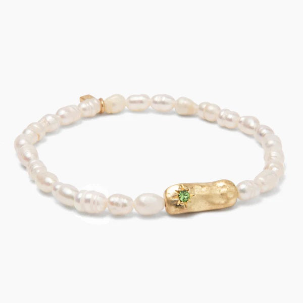 PEARL AFFIRMATION BRACELET-GOLD