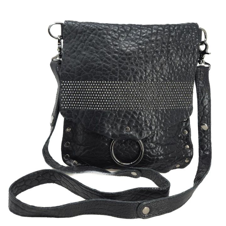 DYLAN STUD CROSSBODY BAG-BLACK - Kingfisher Road - Online Boutique