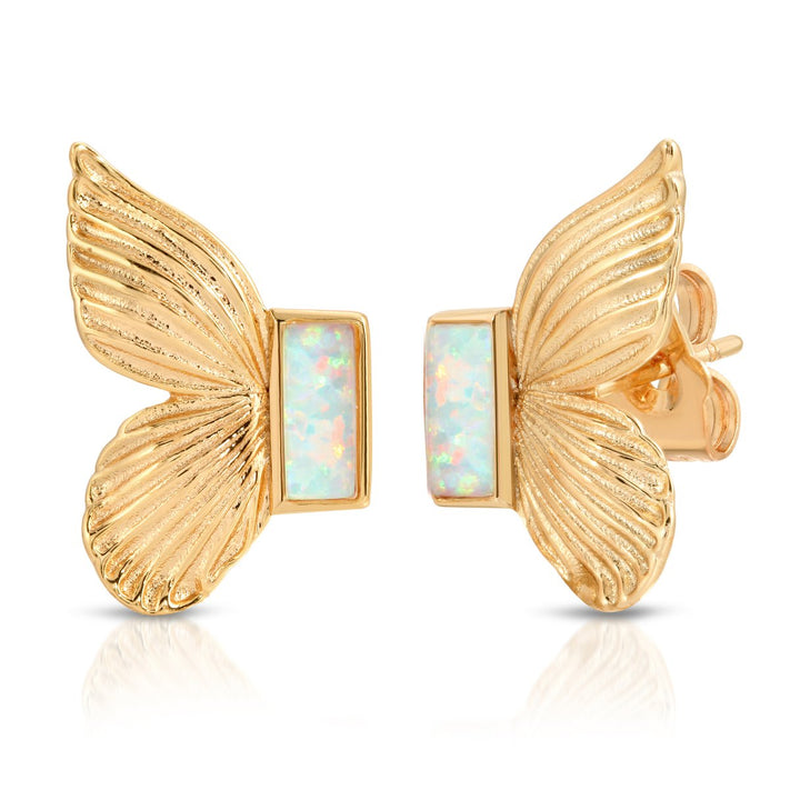 GEM BUTTERFLY STUDS - Kingfisher Road - Online Boutique