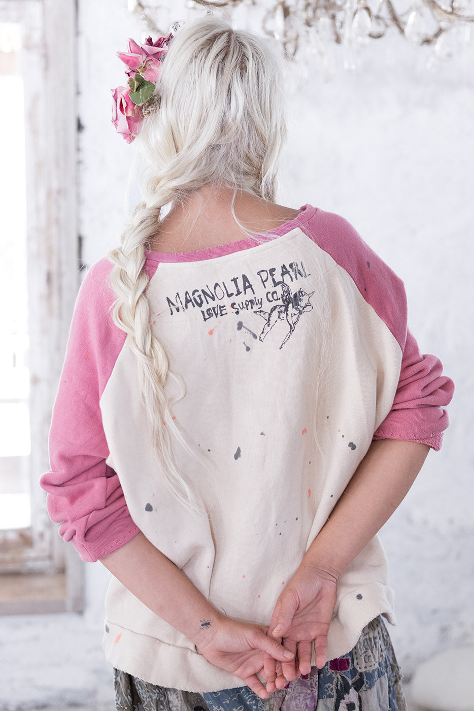 ABBEYROSA RICHI SWEATSHIRT-PETAL - Kingfisher Road - Online Boutique