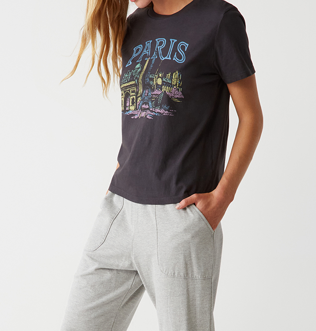 PARIS GRAPHIC TEE-OXIDE