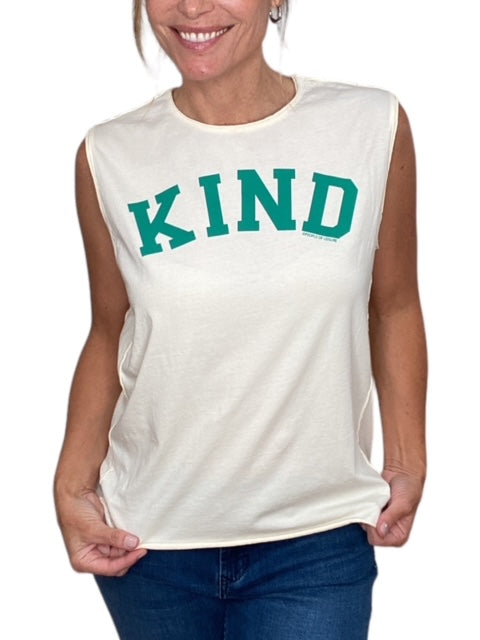 KIND MUSCLE TEE-CREAM