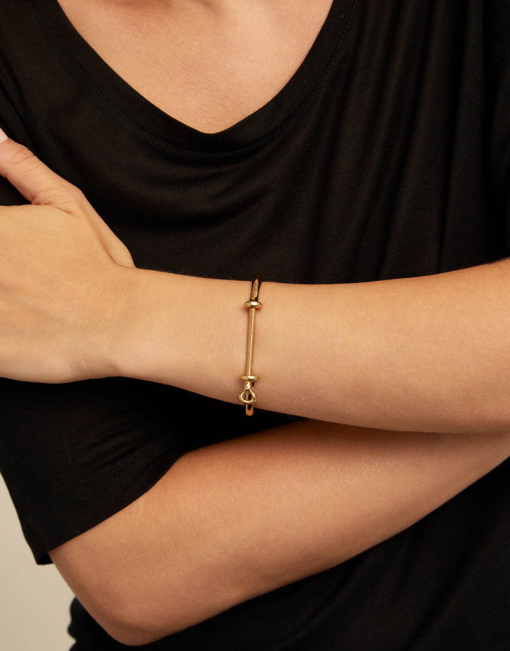 POSSESSION SMOOTH BRACELET-GOLD - Kingfisher Road - Online Boutique