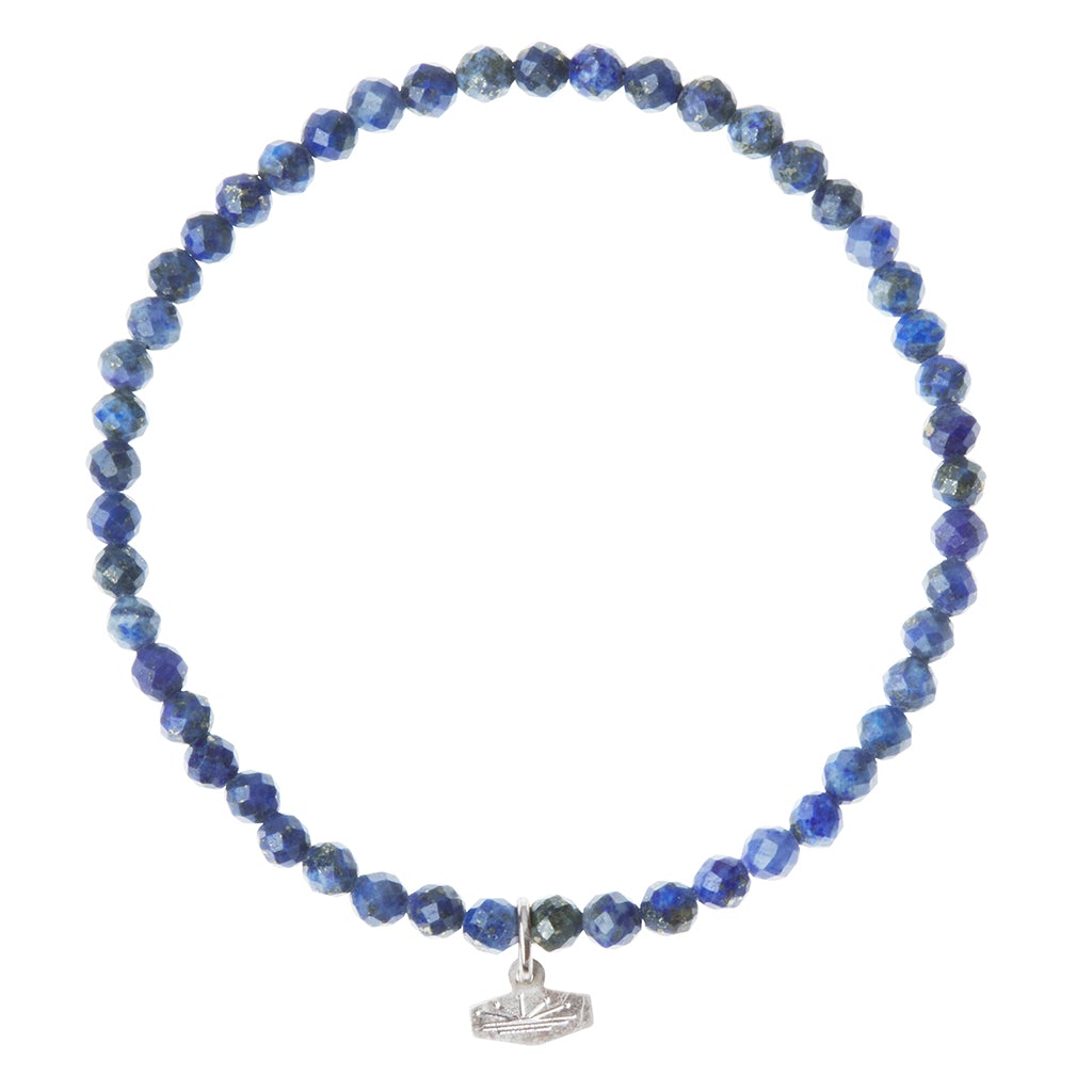 MINI STONE STACKING BRACELET-SILVER - Kingfisher Road - Online Boutique