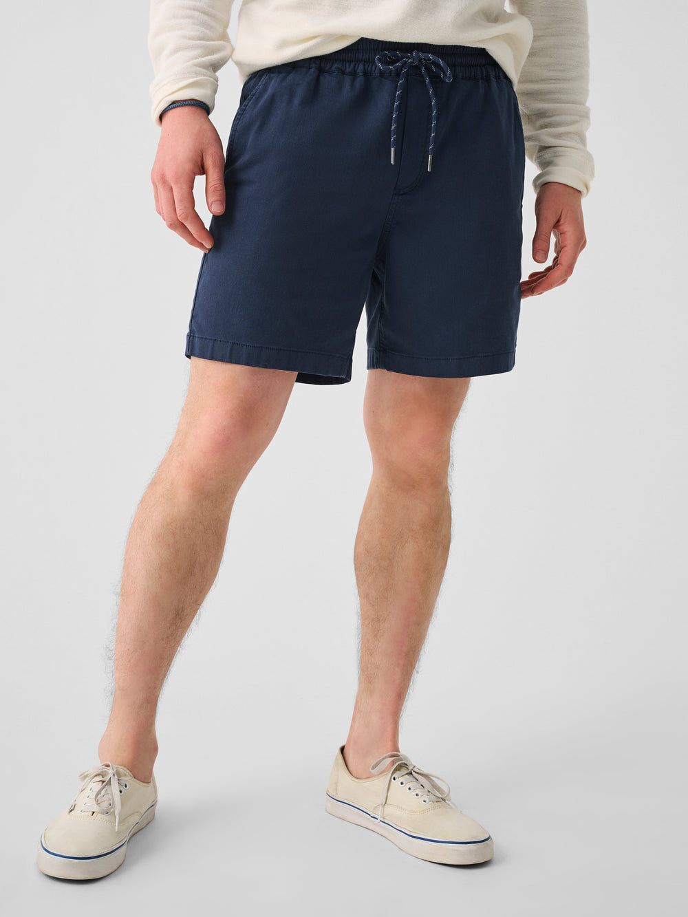 ESSENTIAL DRAWSTRING SHORT - WASHED NAVY - Kingfisher Road - Online Boutique