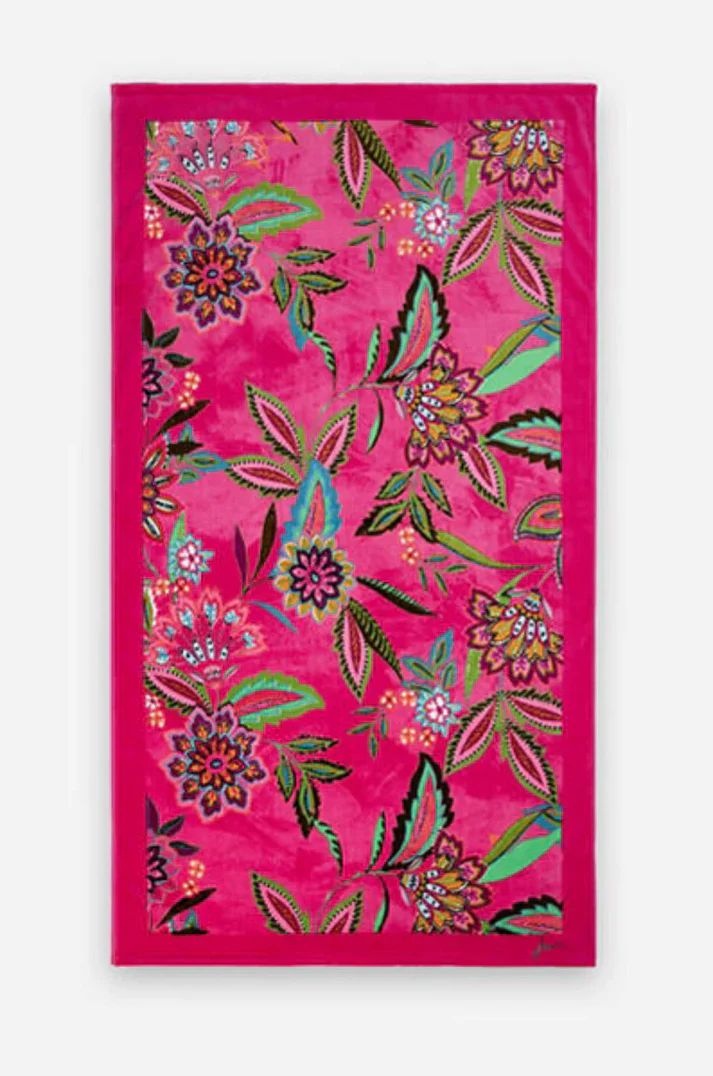 FLAMINGO BEACH TOWEL-HOT PINK - Kingfisher Road - Online Boutique