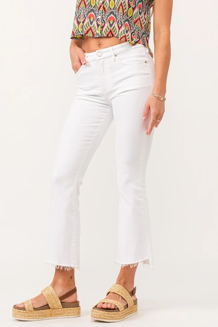 JEANNE JEAN HI-RISE-WHITE WHITE - Kingfisher Road - Online Boutique