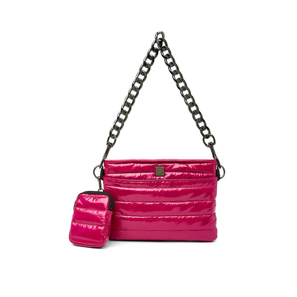 DOWNTOWN CROSSBODY-GLOSSY GARNET - Kingfisher Road - Online Boutique