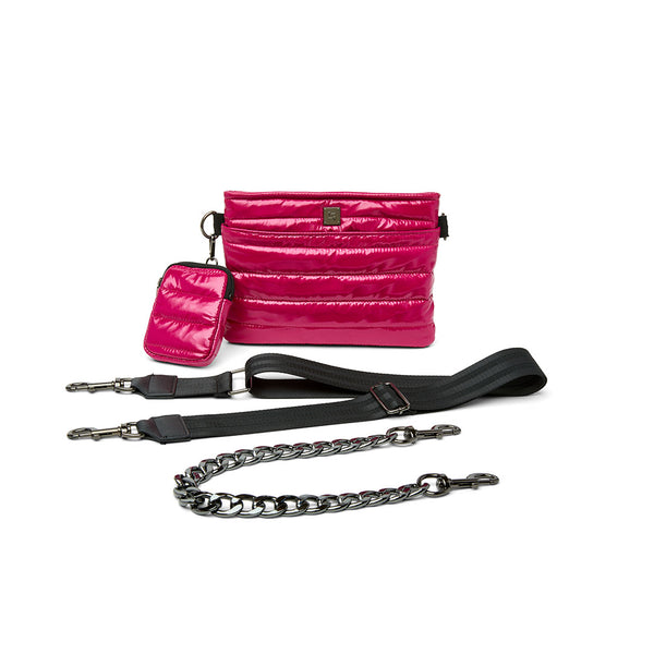 DOWNTOWN CROSSBODY-GLOSSY GARNET - Kingfisher Road - Online Boutique