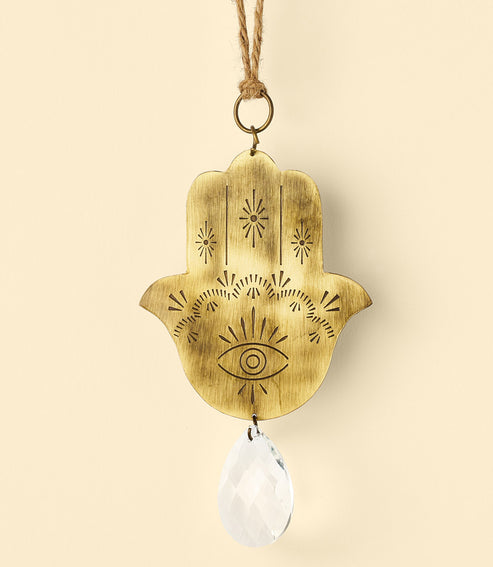 HAMSA BRASS SUNCATCHER