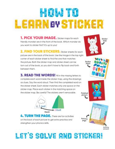 LEARN BY STICKER: BEGINNING PHONICS