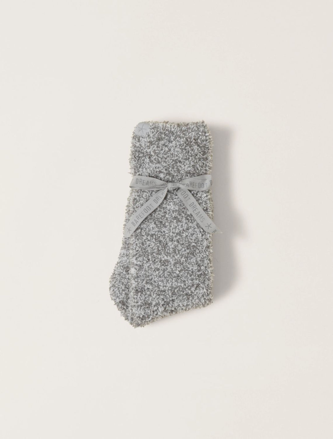 COZYCHIC HEATHERED SOCKS-MOONBEAM WHITE